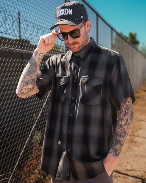 THE ALLEY BAMBOO SHORT SLEEVE BUTTON UP - MENS