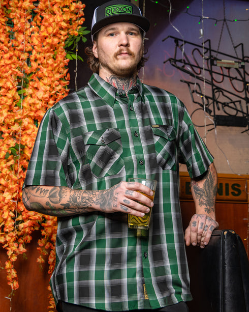 THE PUB BAMBOO SHORT SLEEVE BUTTON UP - MENS
