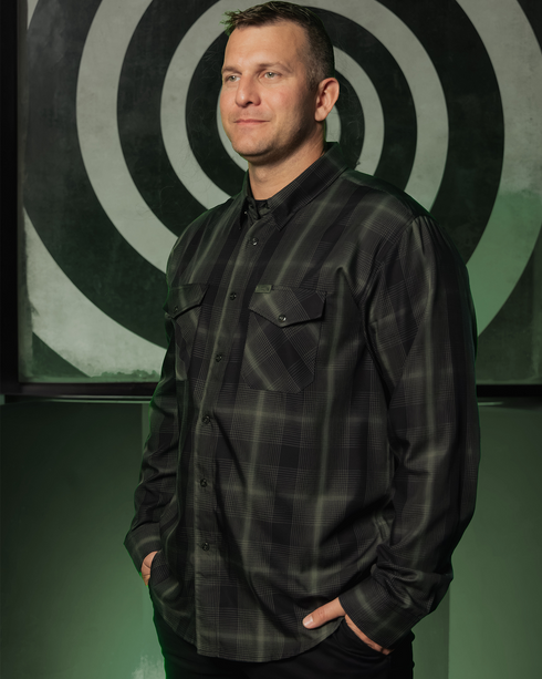 VORTEX BAMBOO LONG SLEEVE BUTTON UP - MENS