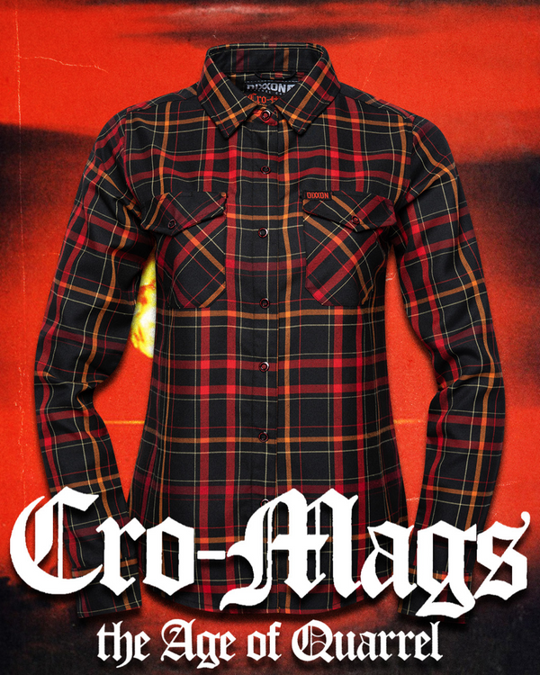 CRO-MAGS AGE OF QUARREL FLANNEL - WOMENS