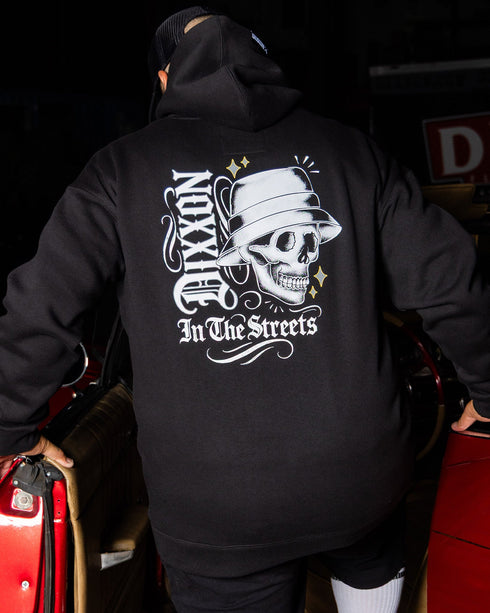 STREETS PULLOVER HOODIE BLACK - MENS