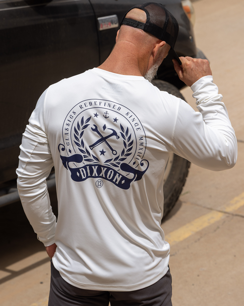 REDEFINED UV LONG SLEEVE T-SHIRT WHITE - MENS