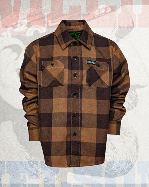 THE WILLIE NELSON FLANNEL - YOUTH