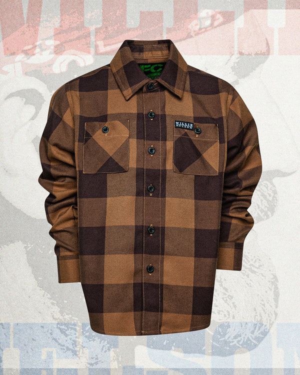 THE WILLIE NELSON FLANNEL - YOUTH