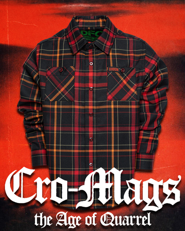 CRO-MAGS AGE OF QUARREL FLANNEL - YOUTH
