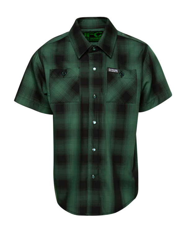 ABSINTHE HERITAGE BAMBOO SHORT SLEEVE BUTTON UP - YOUTH