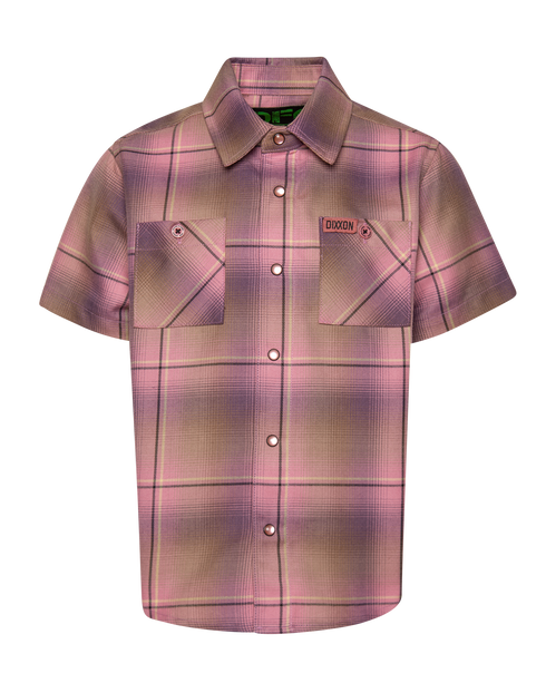 DESERT ROSE SHORT SLEEVE FLANNEL - YOUTH