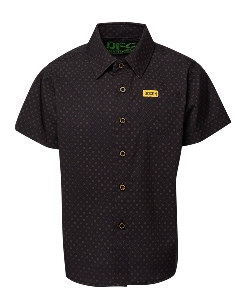 WEST END PARTY SHIRT - BLACK/GOLD - YOUTH
