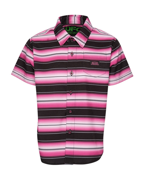 LOW LOW PARTY SHIRT SHORT SLEEVE BUTTON UP - YOUTH
