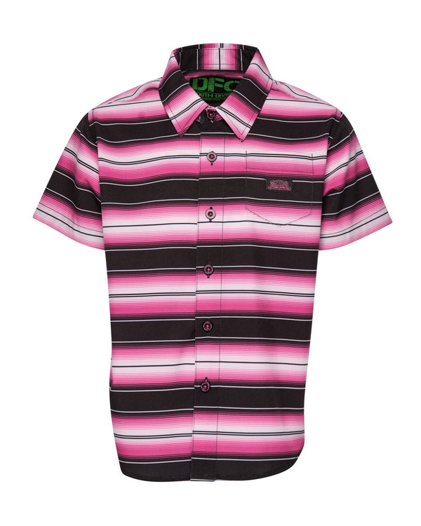 LOW LOW PARTY SHIRT SHORT SLEEVE BUTTON UP - YOUTH
