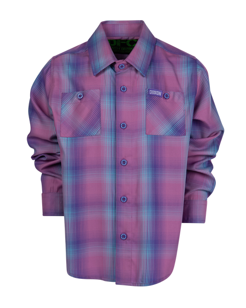 TWILIGHT WEDGE BAMBOO LONG SLEEVE BUTTON UP - YOUTH