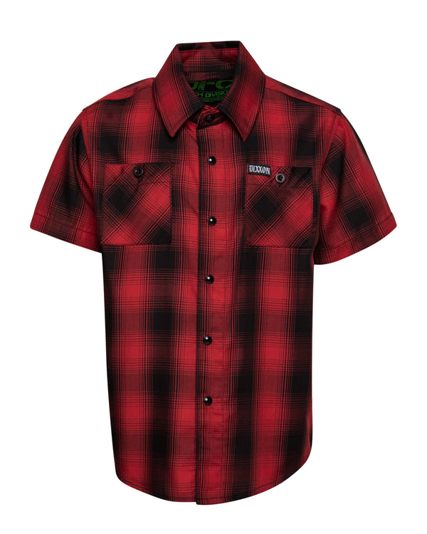 WATTS HERITAGE BAMBOO SHORT SLEEVE BUTTON UP - YOUTH