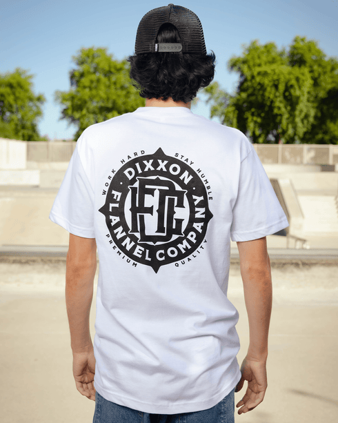 COMPASS TEE - WHITE