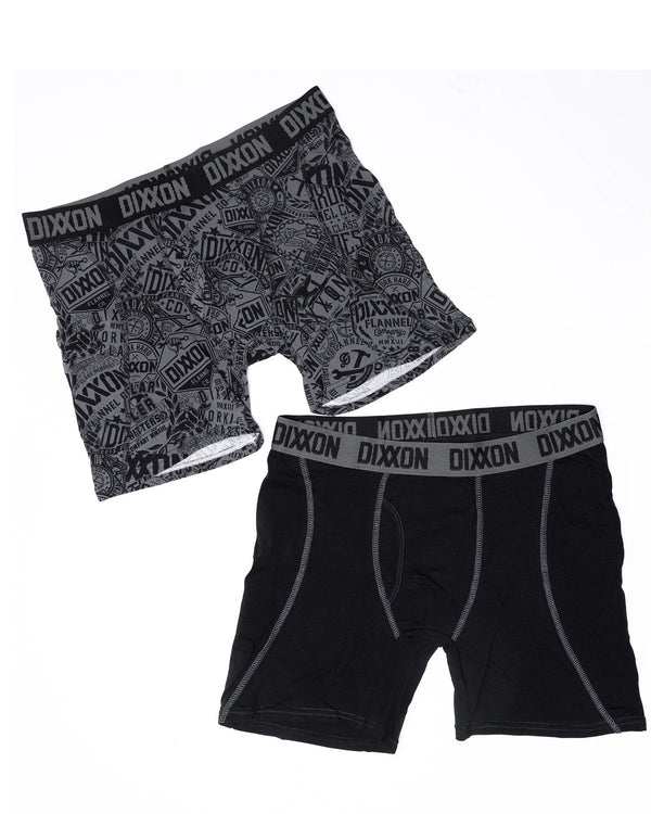 BLUE COLLAR COTTON STRETCH 2PK BOXER BRIEFS