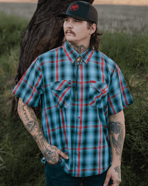 BOLO BAMBOO SHORT SLEEVE BUTTON UP - MENS