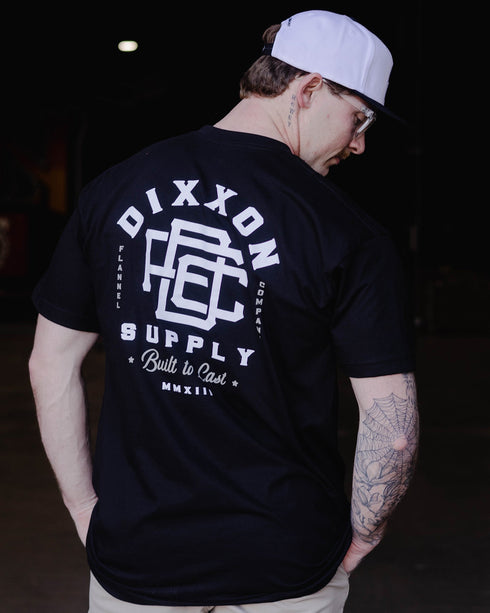 BUILT TO LAST T-SHIRT BLACK - MENS