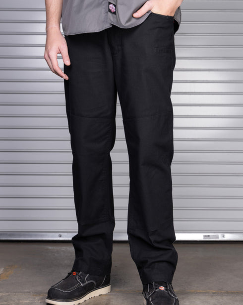 CANVAS WORK PANTS BLACK - MENS