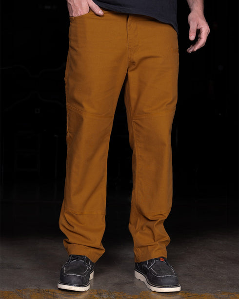 CANVAS WORK PANTS CAMEL - MENS
