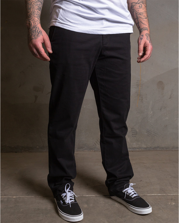 CHINO PANTS BLACK - MENS