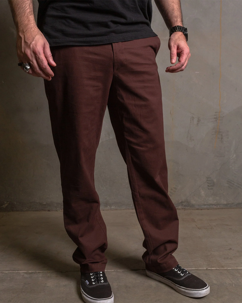 CHINO PANTS BROWN - MENS
