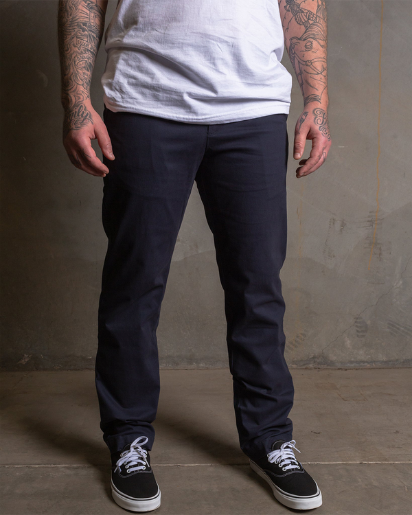 CHINO PANTS NAVY - MENS