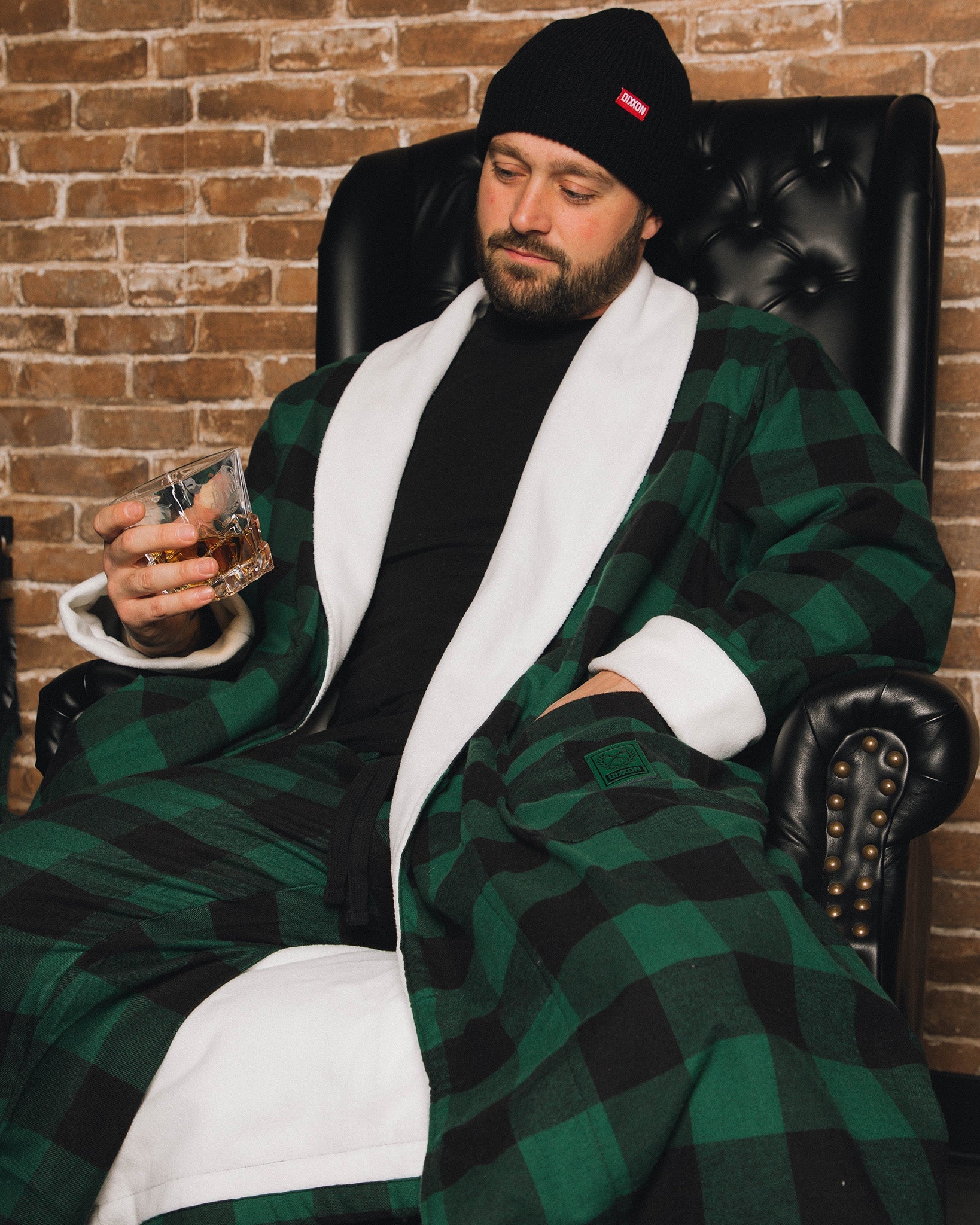 EVERGREEN FLEECE LINED ROBE – Dixxon Canada