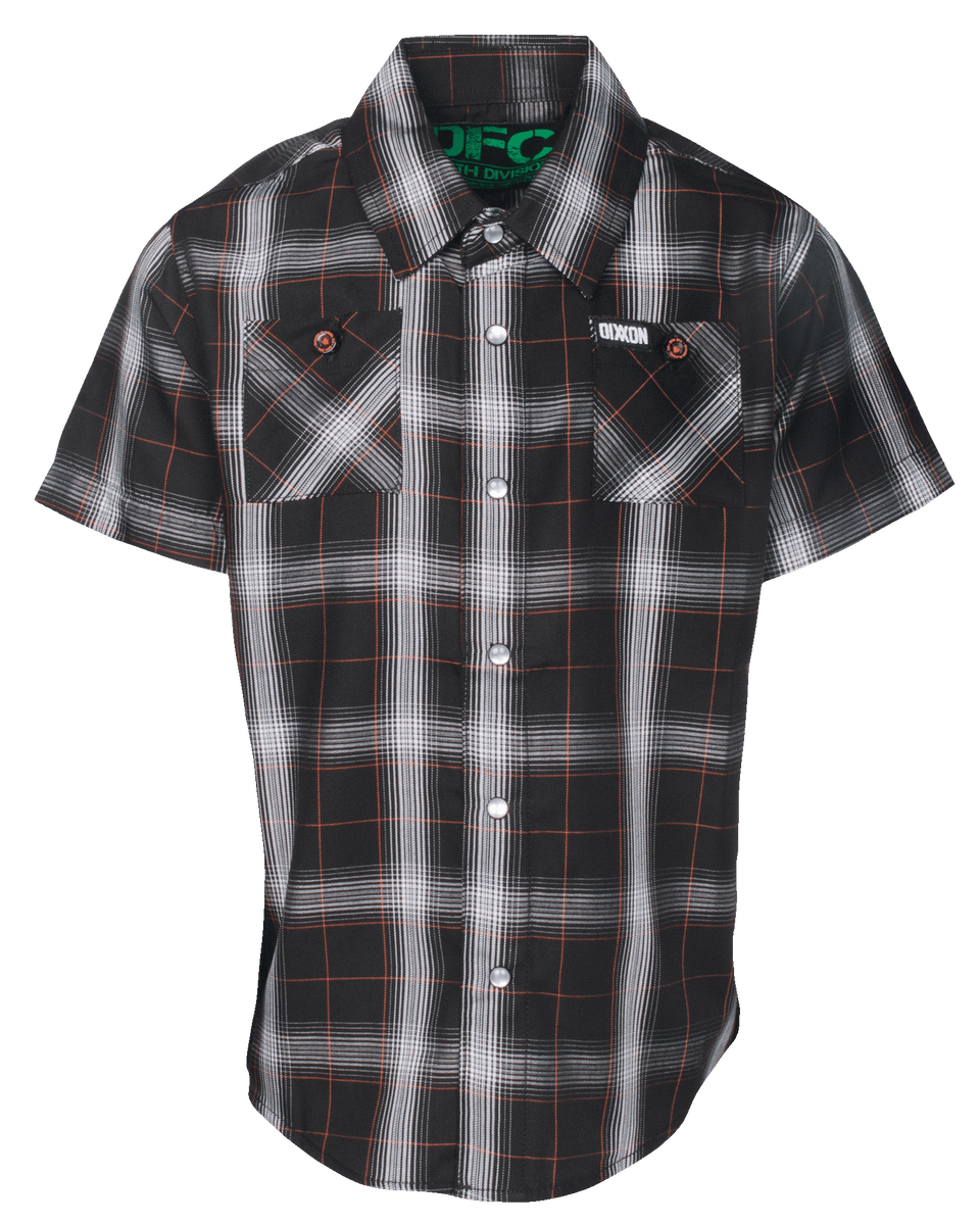 Dixxon Hub Bamboo Short Sleeve Button Up Youth Dixxon Canada 7372