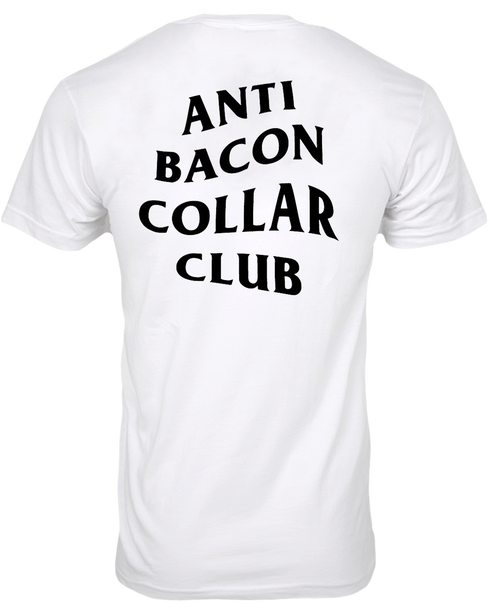ANTI BACON COLLAR CLUB T-SHIRT WHITE - MENS