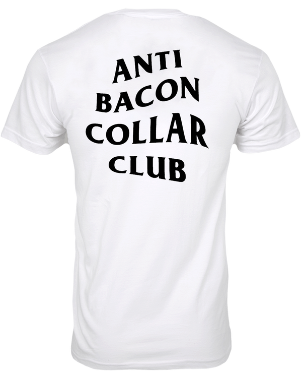 ANTI BACON COLLAR CLUB T-SHIRT WHITE - MENS