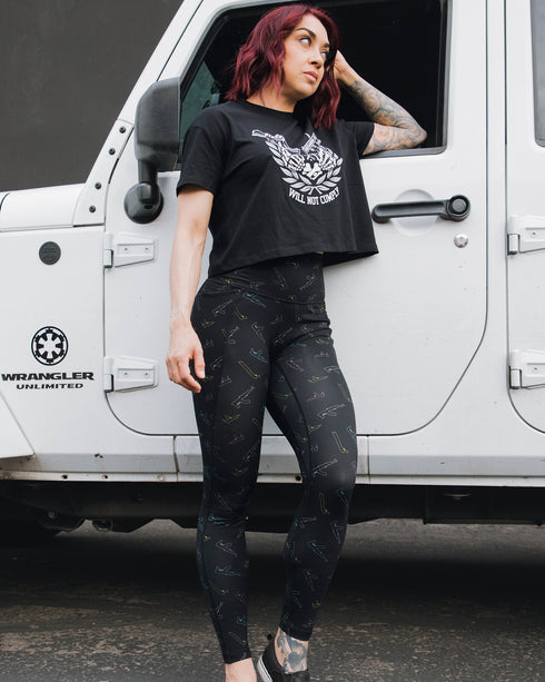 WOMENS CLASSIC LEGGINGS - PEW PEW