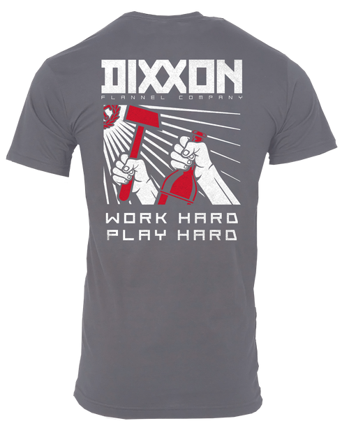 PARTY HAMMER T-SHIRT CHARCOAL - MENS