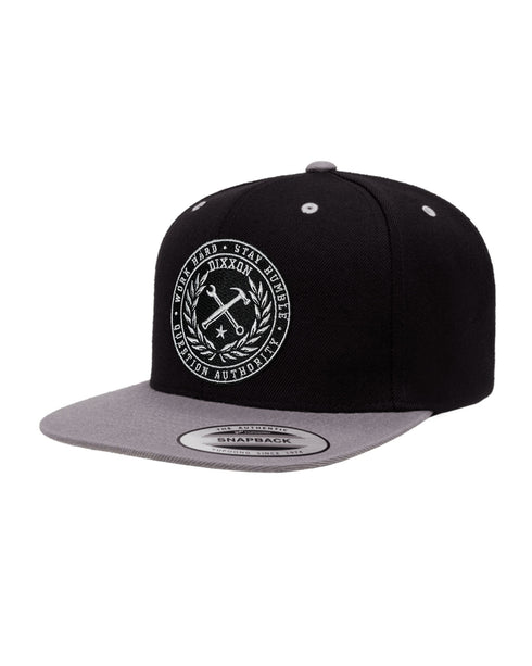 CRESTED HAT - BLACK/GREY