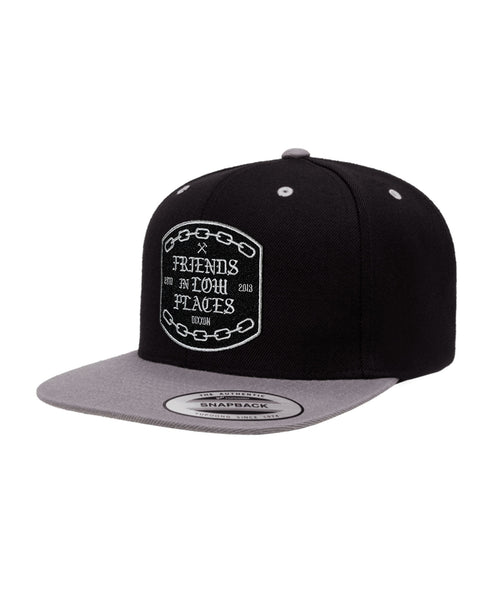 FRIENDS IN LOW PLACES HAT - BLACK/GREY