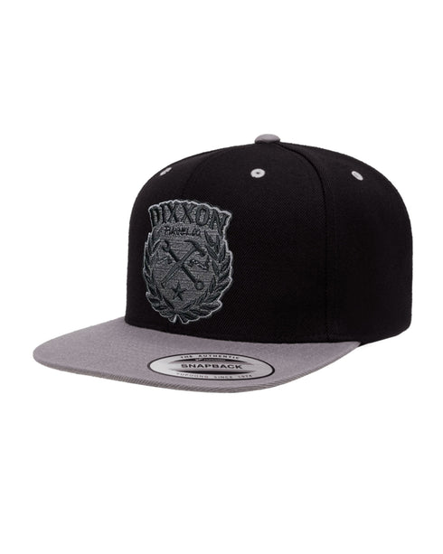 SKETCHY CREST HAT - BLACK/GREY