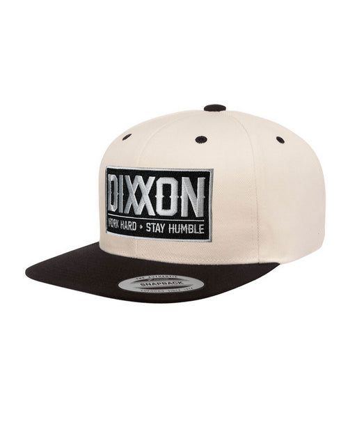WORK HARD STAY HUMBLE HAT - NATURAL/BLACK