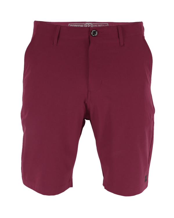HYBRID SHORTS MAROON - MENS