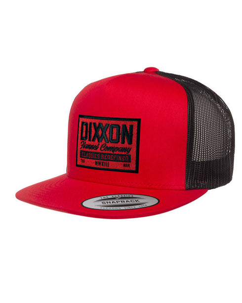 BILLBOARD TRUCKER HAT - RED/BLACK
