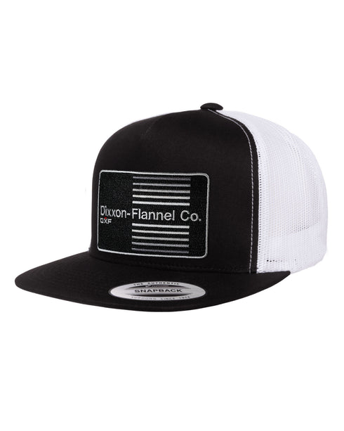 DXF TRUCKER HAT - BLACK/WHITE