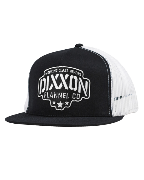 STENCIL LOGO TRUCKER HAT BLACK/WHITE
