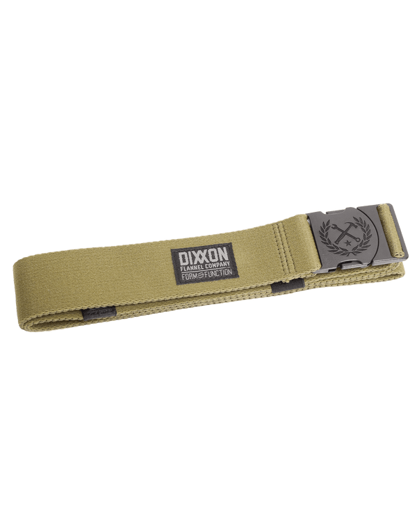 ELASTIC STRETCH BELT - O.D. GREEN