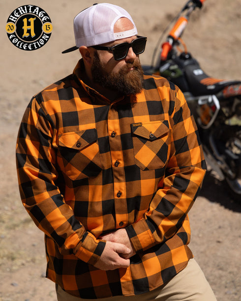 FLAT TRACK HERITAGE FLANNEL - MENS
