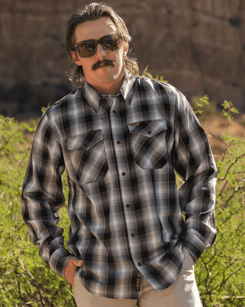 GOLD LINE BAMBOO LONG SLEEVE BUTTON UP - MENS