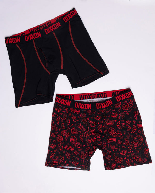 HANKIE COTTON STRETCH 2PK BOXER BRIEFS