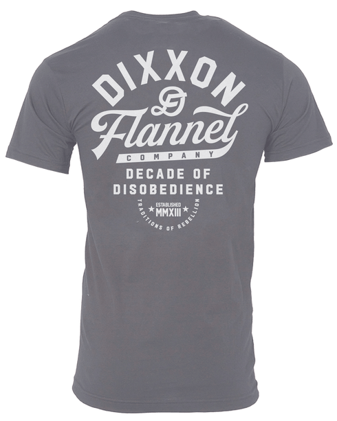 PASTIME T-SHIRT CHARCOAL - MENS
