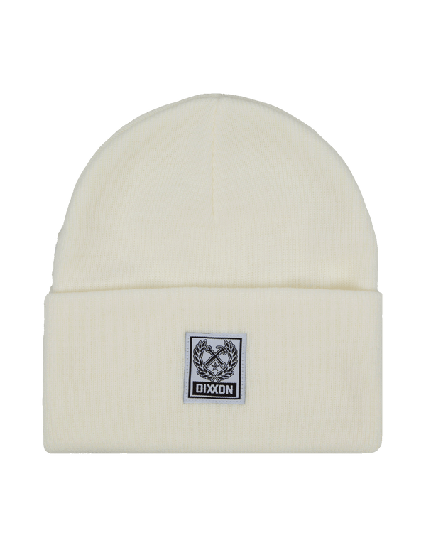 RIBBED BEANIE WHITE