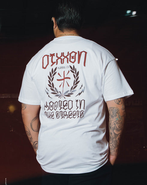 ROOTED IN THE STREETS T-SHIRT WHITE - MENS