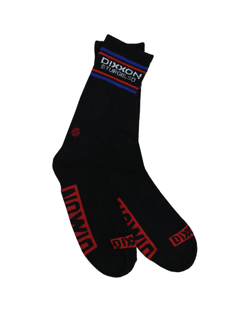 STURGIS RWB CREW SOCKS - BLACK