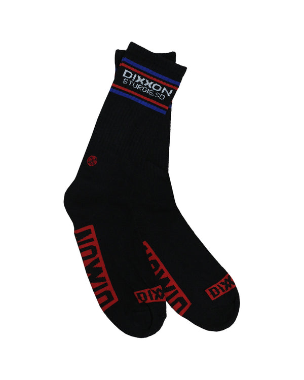 STURGIS RWB CREW SOCKS - BLACK