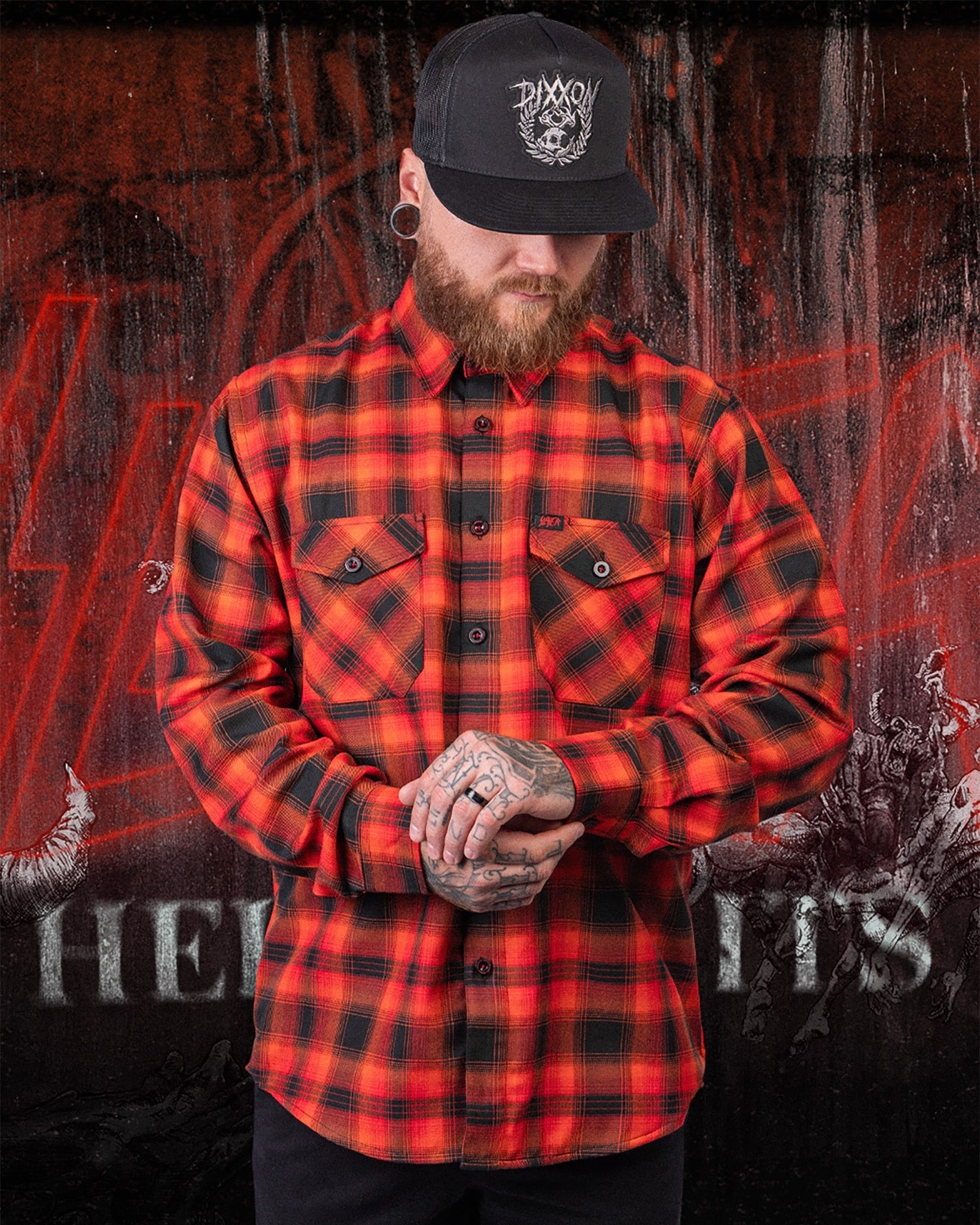 SLAYER HELL AWAITS FLANNEL - MENS – Dixxon Canada