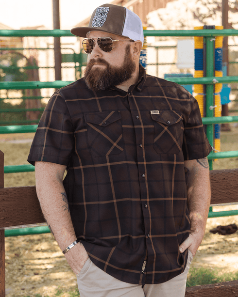 STOCKYARD SHORT SLEEVE FLANNEL - MENS